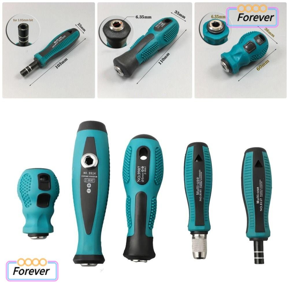 Forever 1 ชิ้นไขควง, อะแดปเตอร์สําหรับไขควงบิต Magnetlc Rod สกรู Driver Bits Holder, 5 มิลลิเมตรรอบอเนกประสงค์ 6.35 มิลลิเมตร 4 มิลลิเมตร Hex ซ็อกเก็ตประแจเครื่องมือ