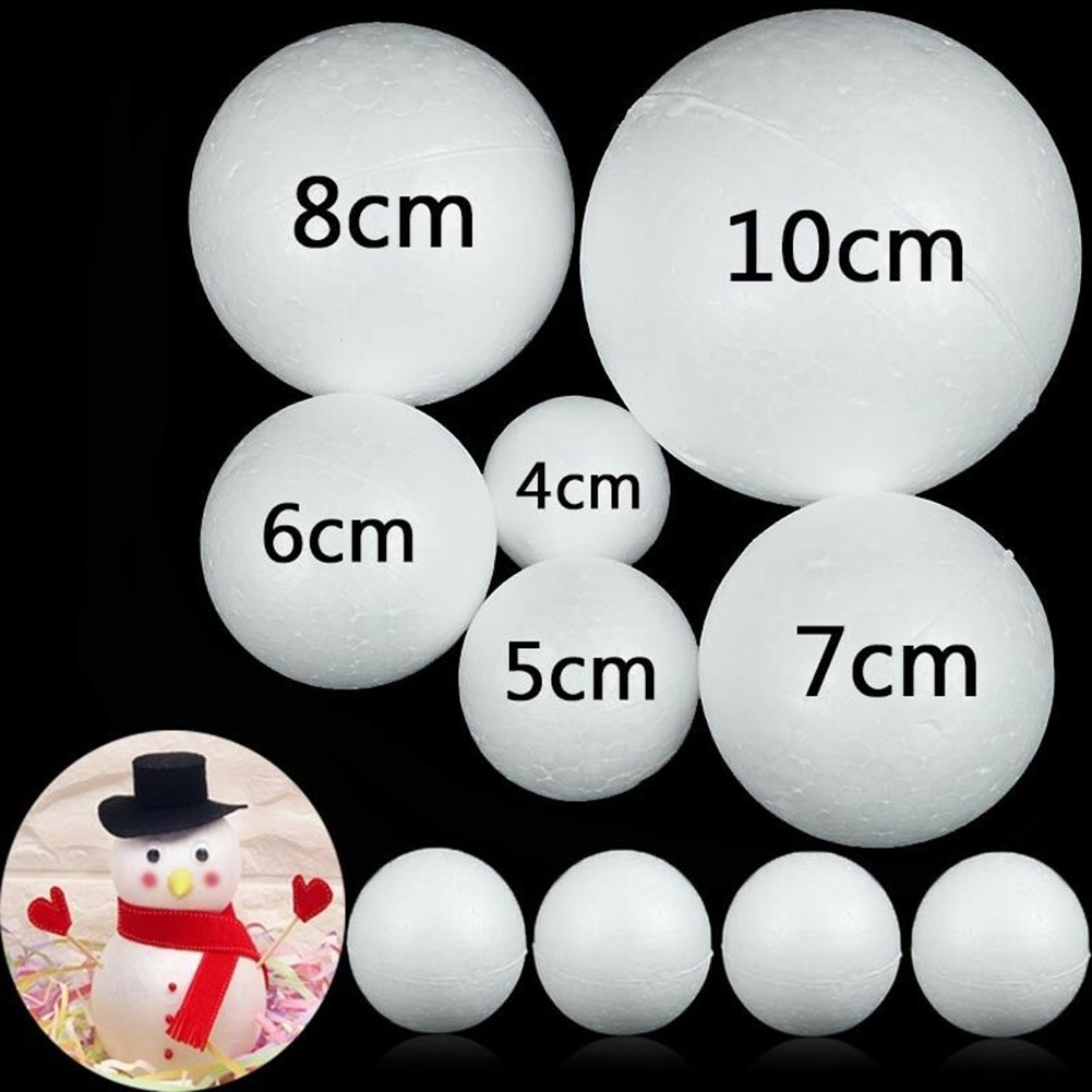 GoodBlank Round Solid Polystyrene Foam Ball สําหรับงานฝีมืองานแต่งงาน