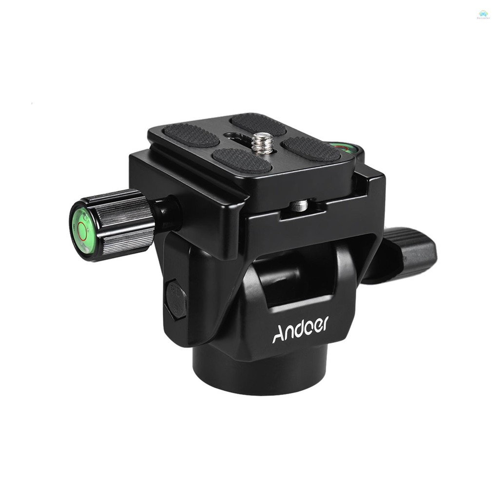 Yb2 หัวบอล Andoer M-12 Monopod Tilt Head Panoramic Head Telephoto Bird ดูแผ่น Quick Release