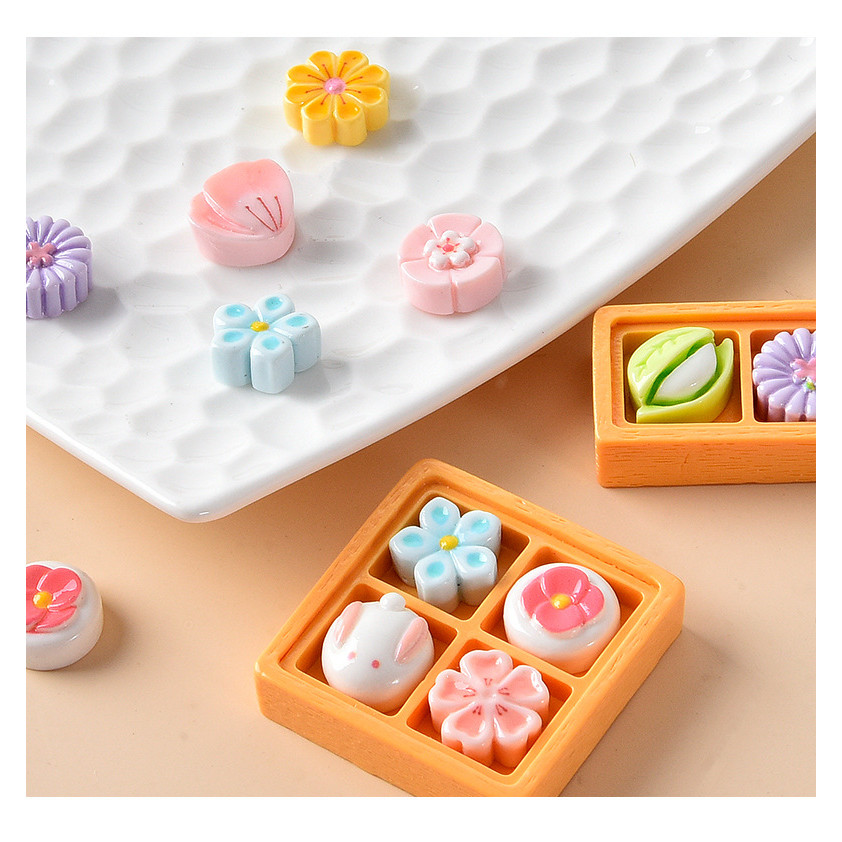 อุปกรณ์เสริมสำหรับบ้านตุ๊กตา ตกแต่งโต๊ะ ของเล่นขนาดเล็ก โฮมเมด DIY เครื่องประดับผม, กรณีโทรศัพท์ ฯลฯ - รูปที่ 2