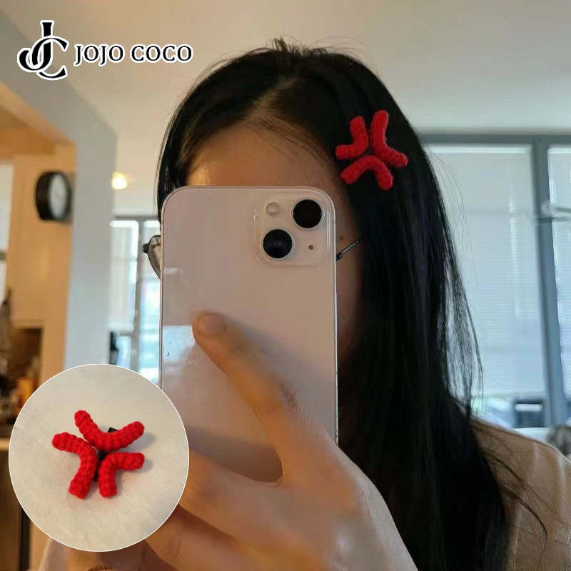 Jojo COCO Angry Side Clip ญี่ปุ่นสองมิติน่ารักและประณีตเครื่องประดับผมผู้หญิง