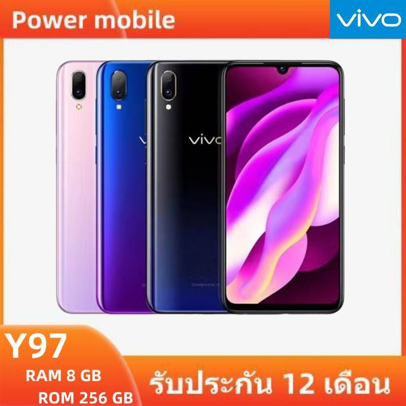 VIVO Y97( แรม 8 รอม256) (ติดฟิล์มกระจกฟรี)หน้าจอ6.3 นิ้ว เอนดอย 8.1 พร้อมส่ง! ติดฟิล์มกระจกให้ฟรี รับประกัน 12 เดือน