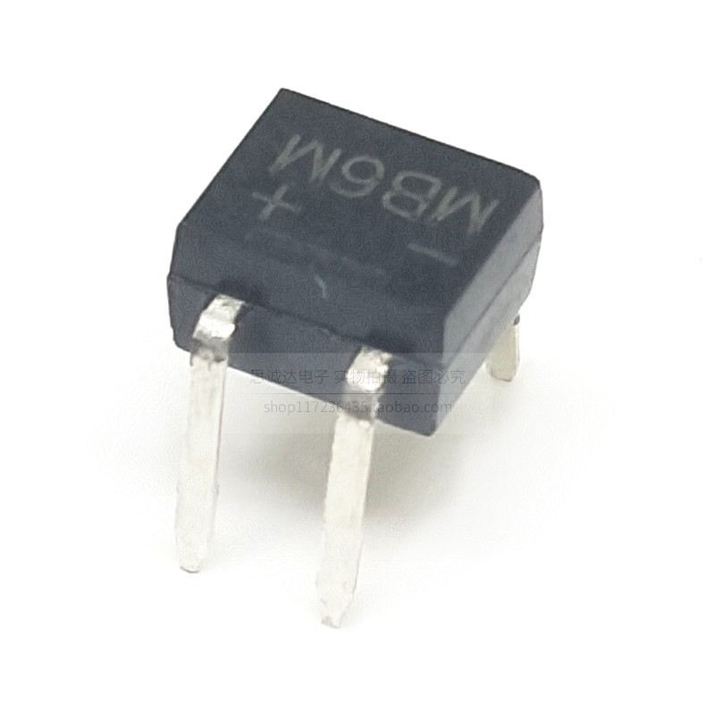 Mb6m DIP-4 Rectifier Bridge Stacking Rectifier Bridge Rectifier 600V/0.5A ยี่ห้อใหม่ In-Line MB6M