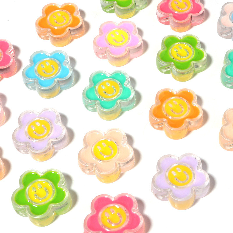 10 ชิ้นหยดน้ํามันดอกไม้ Charms จี้น่ารักอะคริลิค DIY หัตถกรรมสําหรับพวงกุญแจต่างหูสร้อยคอเครื่องประดับทําอุปกรณ์เสริม