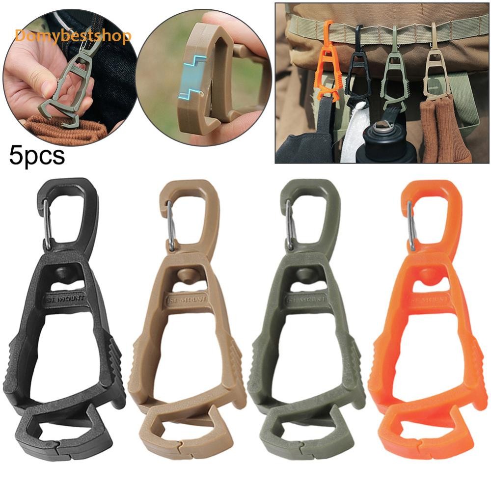 5 ชิ้นถุงมือกลางแจ้งคลิป Anti-drop สําหรับแว่นตาหมวกกันน็อคถุงมือสําหรับ Camping Working [Domybestshop.th]