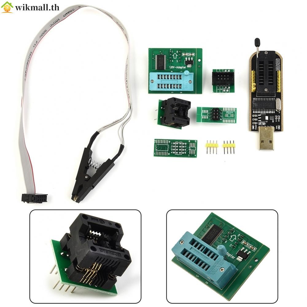 【WIK】CH341A 24/25 Series EEPROM Flash BIOS USB Programmer+SOIC8 Chip IC Adapter New