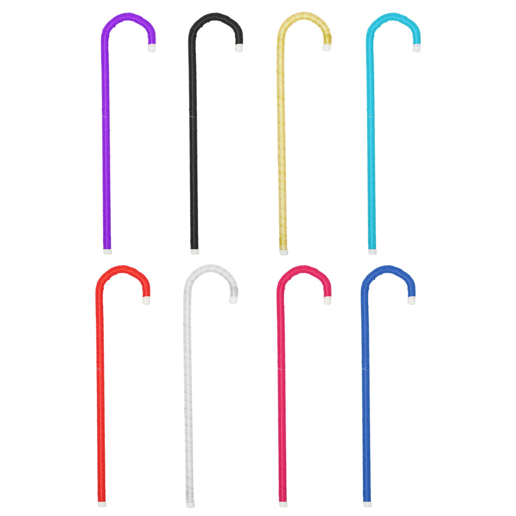 Yeahdor เด็ก 50 ซม.Dance Cane Performance Crutch Walking Stick Dance Props สําหรับ Jazz Dance Belly Dance ฮาโลวีน Party