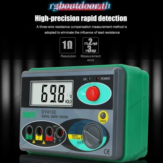 จัดส่งในกรุงเทพฯ🚚 Dy4100 Insulation Digital Earth Meter Earth Ground Resistance Ohm Tester