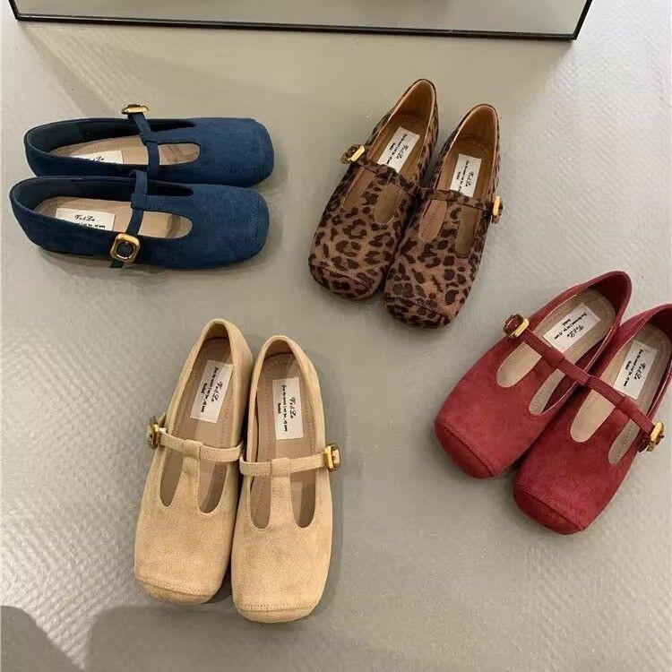 รองเท้าส้นแบน Soft Sole Boat Shoes แฟชั่นฤดูร้อน Soft Sole สวมใส่ด้านนอก