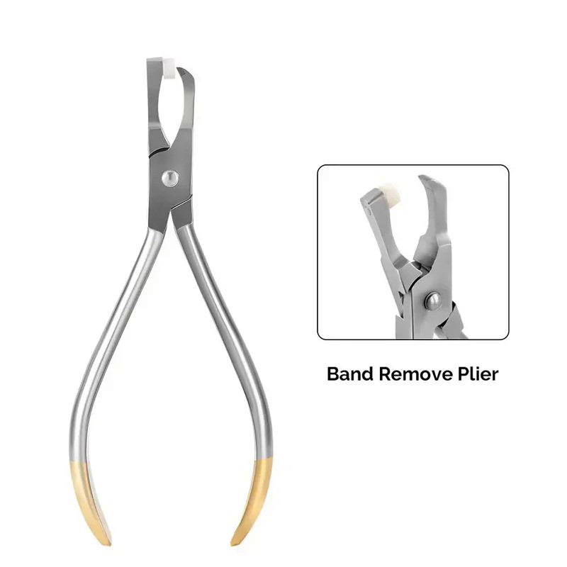 Dental Orthodontic Plier Distal End Cutter Plier Ligature Cutter Band Removing Forcep Stainless Stee