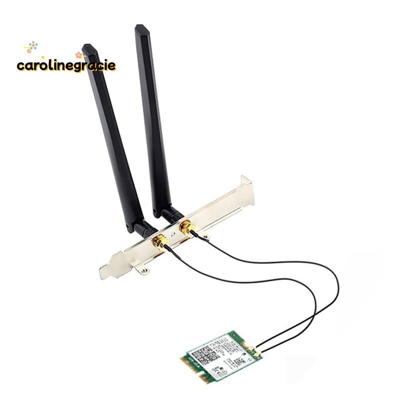 1730mbps Dual Band ไร้สาย AC 9560 ชุดเดสก์ท็อปบลูทูธ 5.0 802.11Ac M.2 CNVI 9560NGW Wifi การ์ด