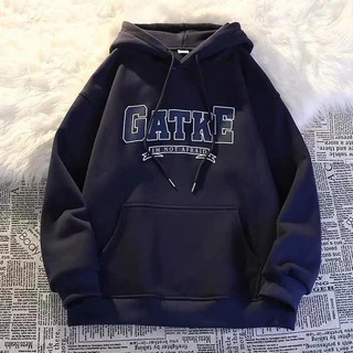 MNO.9 Hoodie M248 เสื้อฮู้ด สกรีนอก มีกระเป๋าล้วงด้านหน้า GATKE ผ้าสำลีหนานุ่ม เสื้อกันหนาว เสื้อแขนยาว ฮู้ด