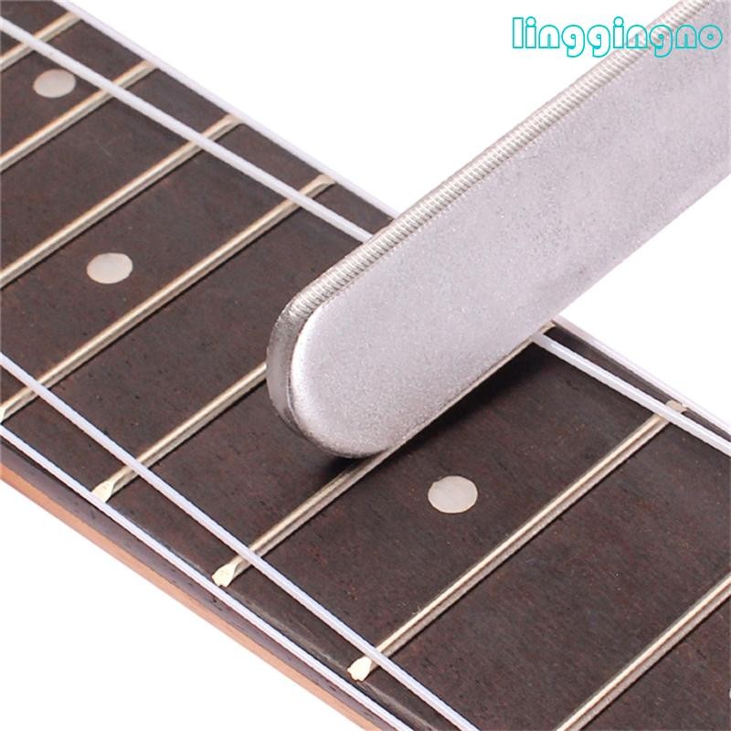 Rr ซ่อม Fret Crowning แฟ้มบด Fret Leveling แฟ้ม Fingerboard ไม้บรรทัด Guard