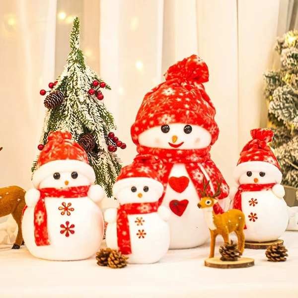 rabbitcard_official ขี้ปลอม เครื่องประดับคริสต์มาส, ของขวัญ, เครื่องประดับตุ๊กตาหิมะ, ตกแต่งต้นคริสต