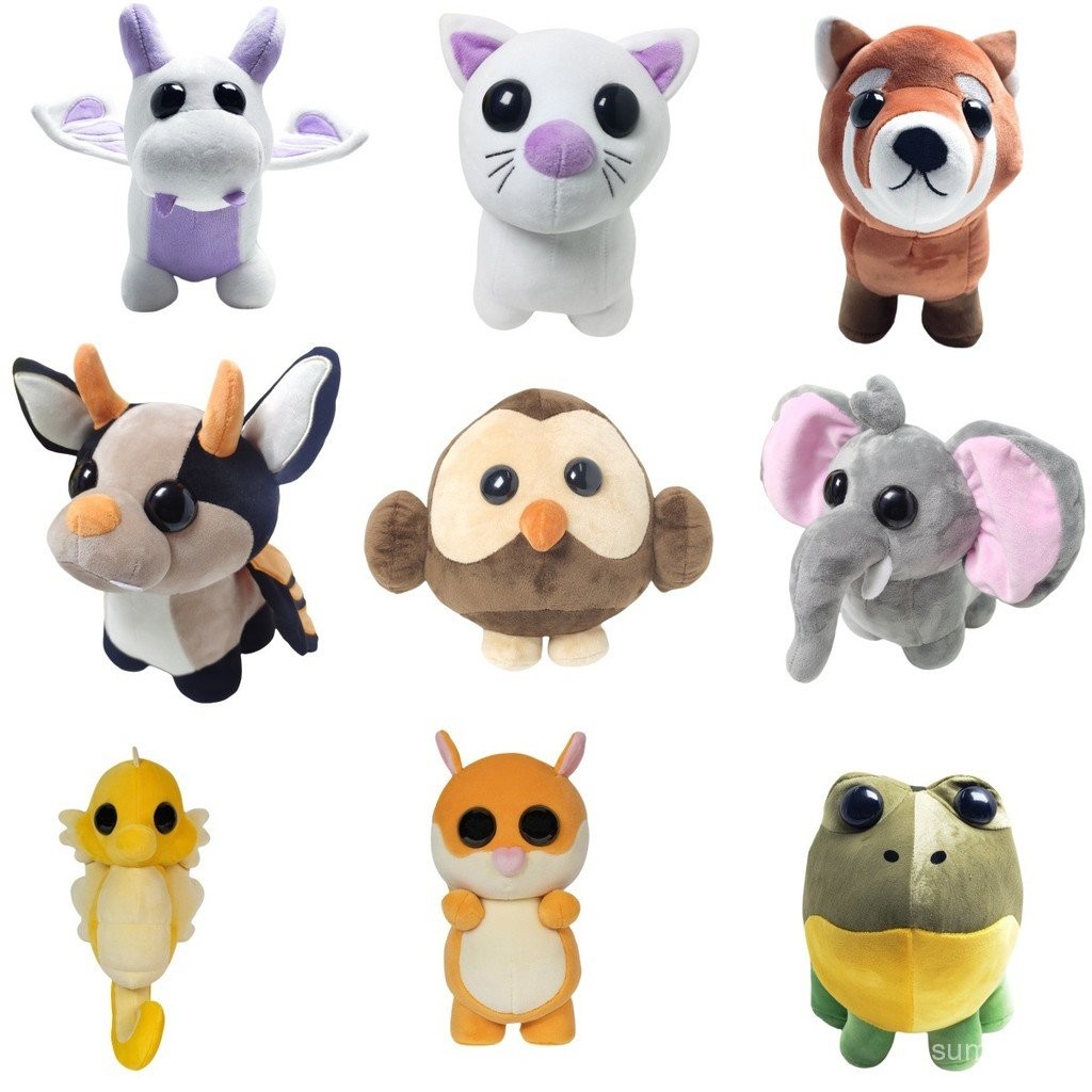 Adopt Me ของเล่นตุ๊กตาสัตว์เลี้ยง, ตุ๊กตานกฮูก/กบ, ของขวัญวันหยุด