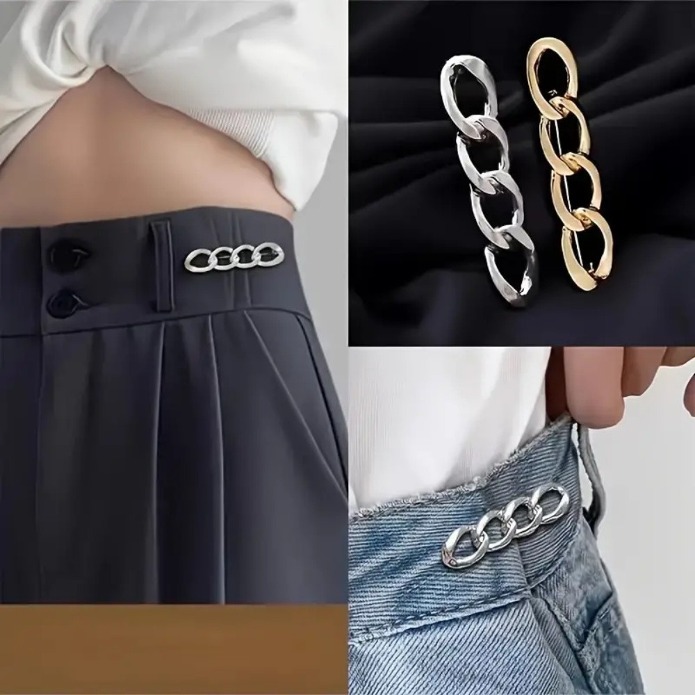 เข็มกลัด ปรับเอวกางเกง ปรับขนาดเอว เอวหลวมปรับได้ แถมสวยด้วย