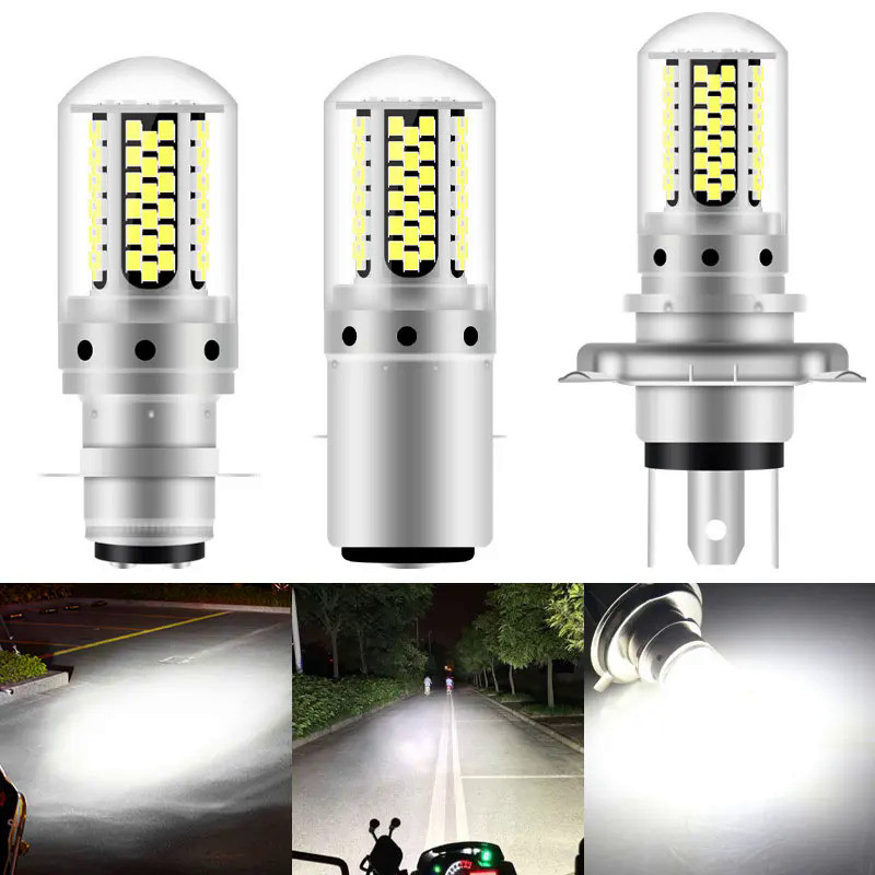 Super bright H4 P15D BA20D H6 motorcycle Headlamps LED light bulb 2016 Chips 108SMD CANBUS h4 headla