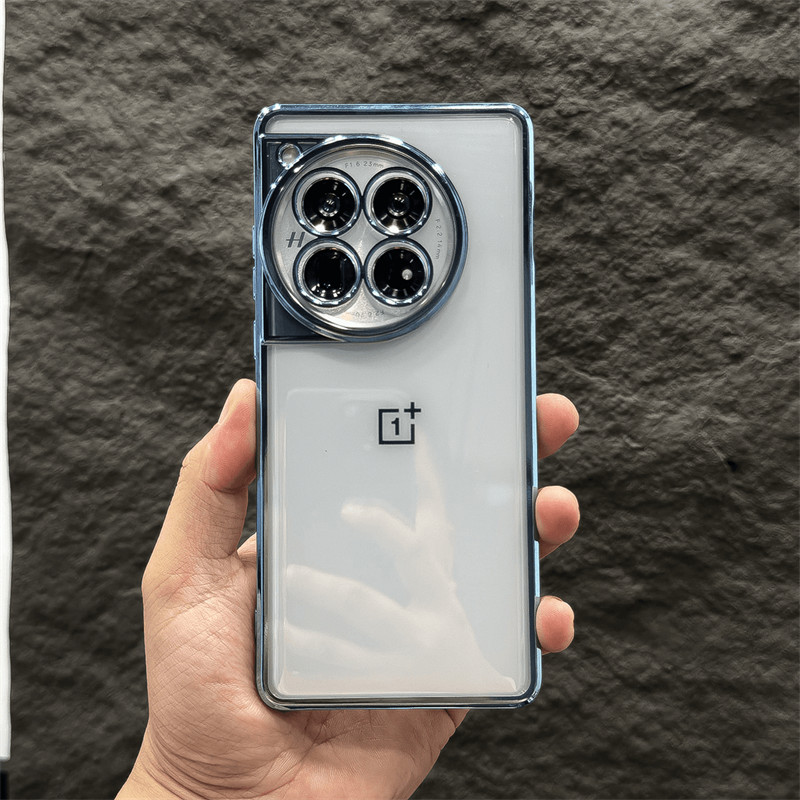 สําหรับ OnePlus 13 12 R 11 ACE 3 ACE2 Pro หรูหรา TPU ซิลิโคนนุ่มโปร่งใสสําหรับ OnePlus13 One Plus 12 กันชนมีสไตล์