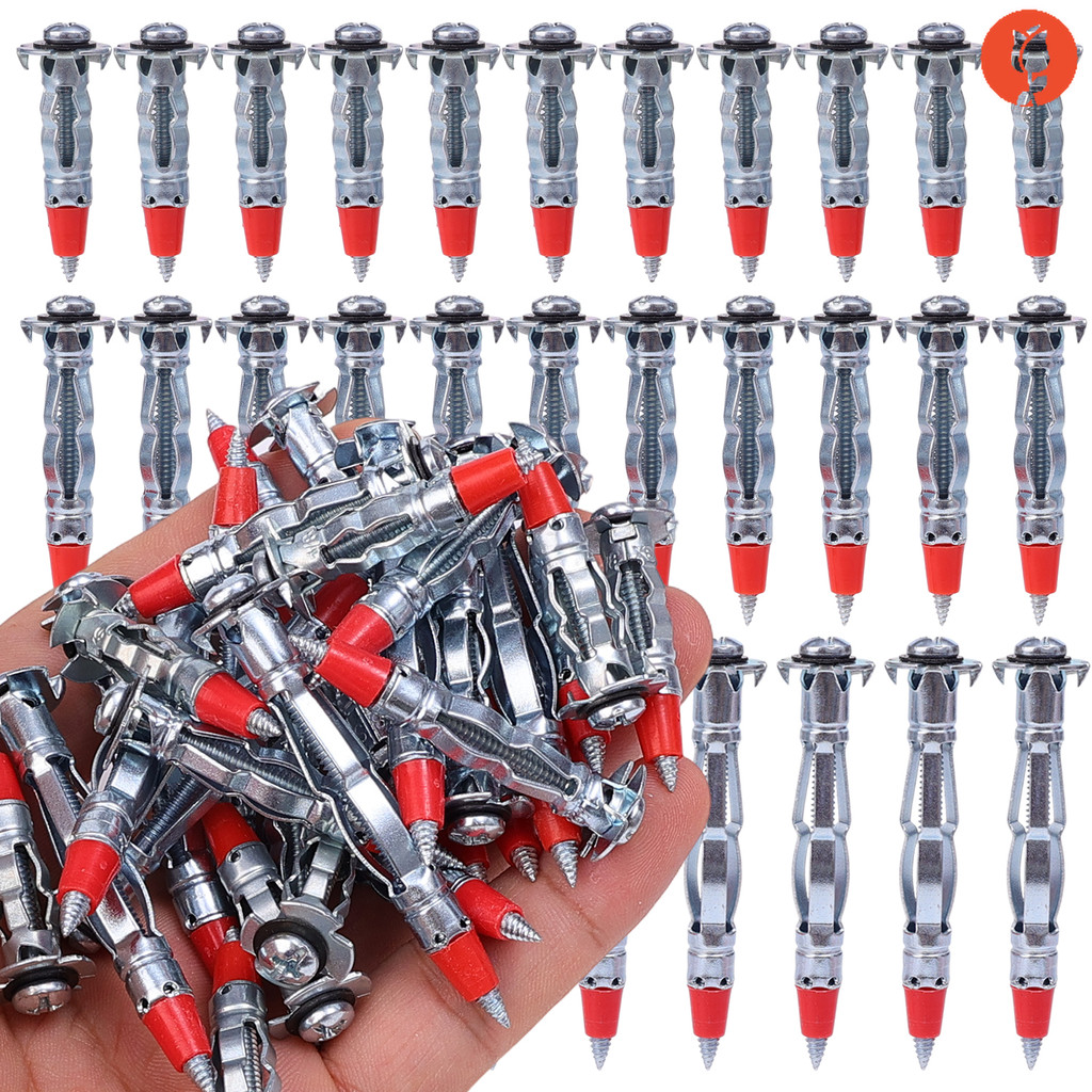 หลายขนาดยิปซั่มบอร์ด Anchors Drywall Fixings Bolts Curtain Wall Expansion Tube Self-Tipping สกรูเล็บ