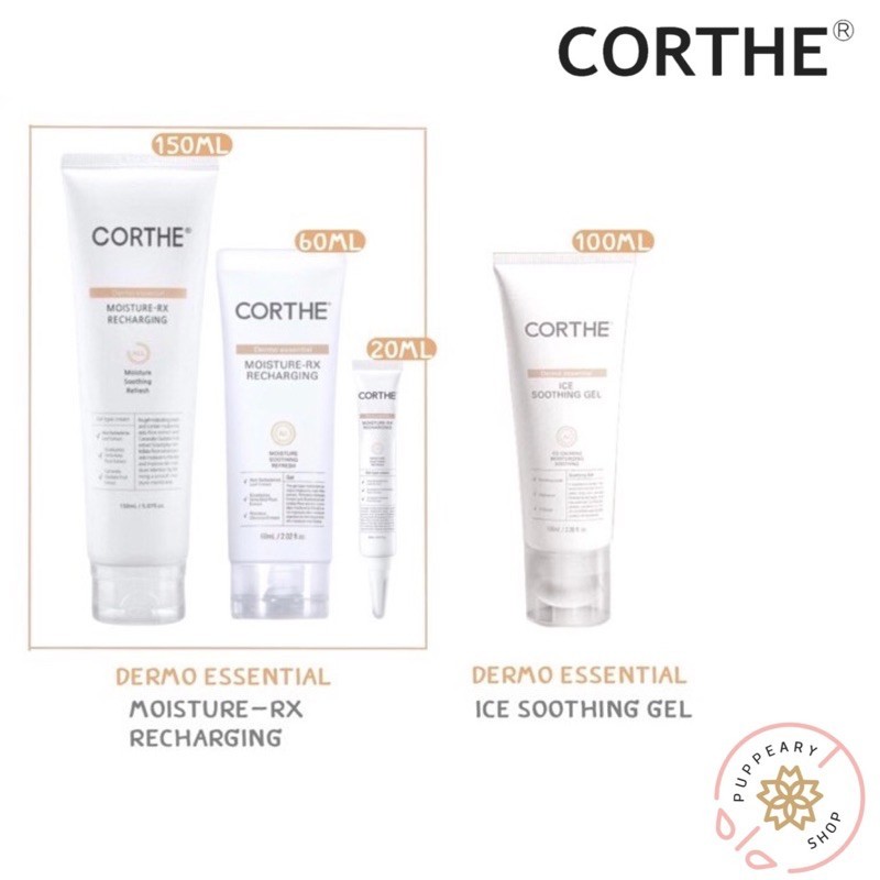 (แท้/พร้อมส่ง) CORTHE MOISTURE RX RECHARGING 60ML/ 150ML / ICE GEL 100ML แจฮยอนใช้