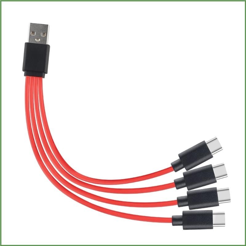 Bon ทนทาน 4 in 1 แปลง Type-C สาย USB สายไฟ Splitter ชาร์จ 4 พอร์ตสําหรับโทรศัพท์แล็ปท็อปแท็บเล็ตชาร์จ C