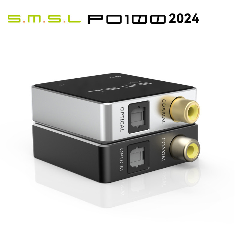 Smsl PO100 2024 อินเทอร์เฟซดิจิตอล USB XU316 DOP64 อินพุต Type C OPT/COAX เอาต์พุต