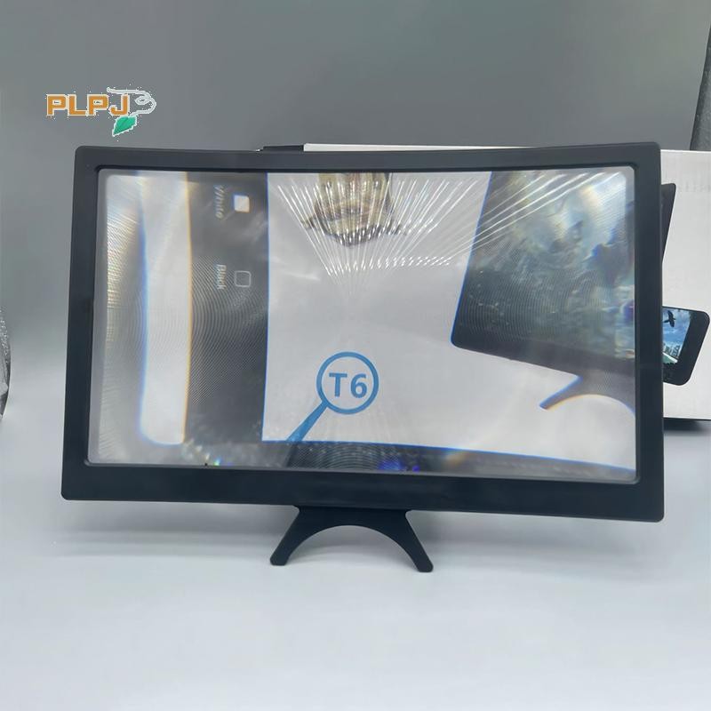 Plpj 12 นิ้วหน้าจอขนาดใหญ่ 3D HD เครื่องขยายเสียงหน้าจอโค้งโทรศัพท์มือถือแว่นขยายสมาร์ทโฟนวิดีโอเครื่องขยายเสียงขาตั้งผู้ถือใหม่ ราคา ถูกที่สุด ดีลบีเคเค แกลเลอรีภาพที่ 4
