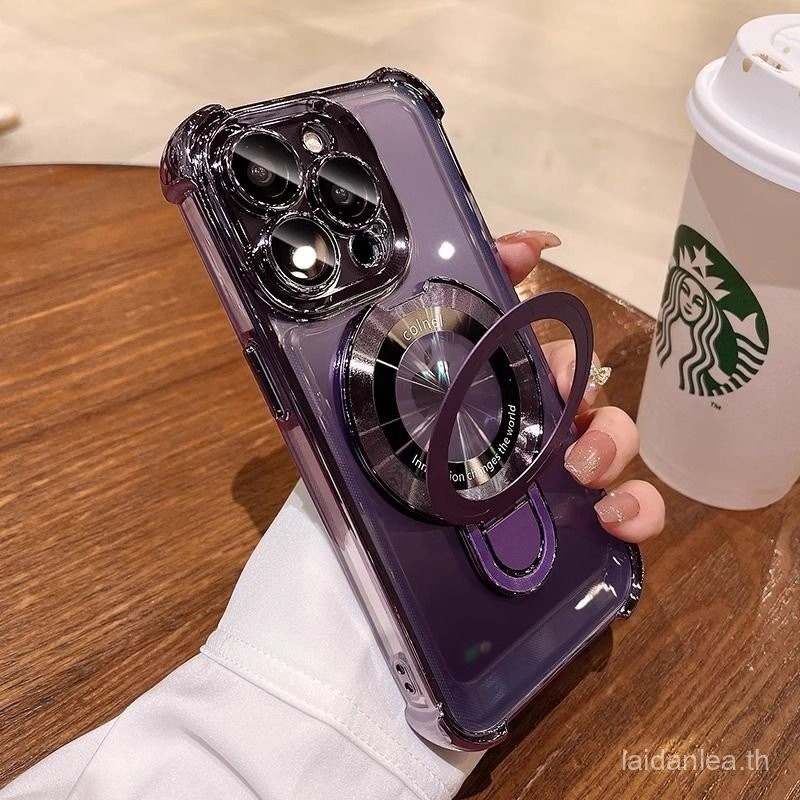 เคสโทรศัพท์สำหรับ Realme C75 C51 C53 C55 C67 C65 C35 C33 C31 Note 60 50 C17 C21Y C25Y C25 C25S C21 C12 C15 5G 3D แม่เหล็กที่มองไม่เห็น ตัวยึดกันกระแทก 4 มุม