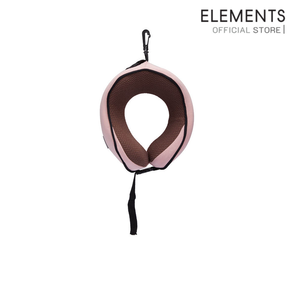 ELEMENTS หมอนรองคอแมมโมรี่สลิมคุณภาพดี รับสรีระต้นคอได้ดีไม่ก่อให้เกิดไรฝุ่น พร้อมถุงใส่ 21X21 ซม.