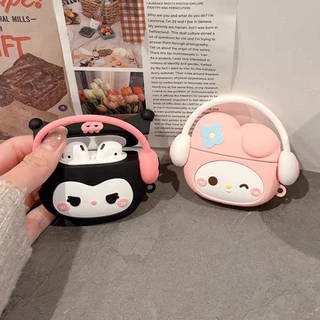 Meileti Kulomi ซิลิโคน สําหรับ AirPods 4 AirPods Pro AirPods Pro2 3/2/1 รุ่นหูฟังไร้สายบลูทูธปลอก