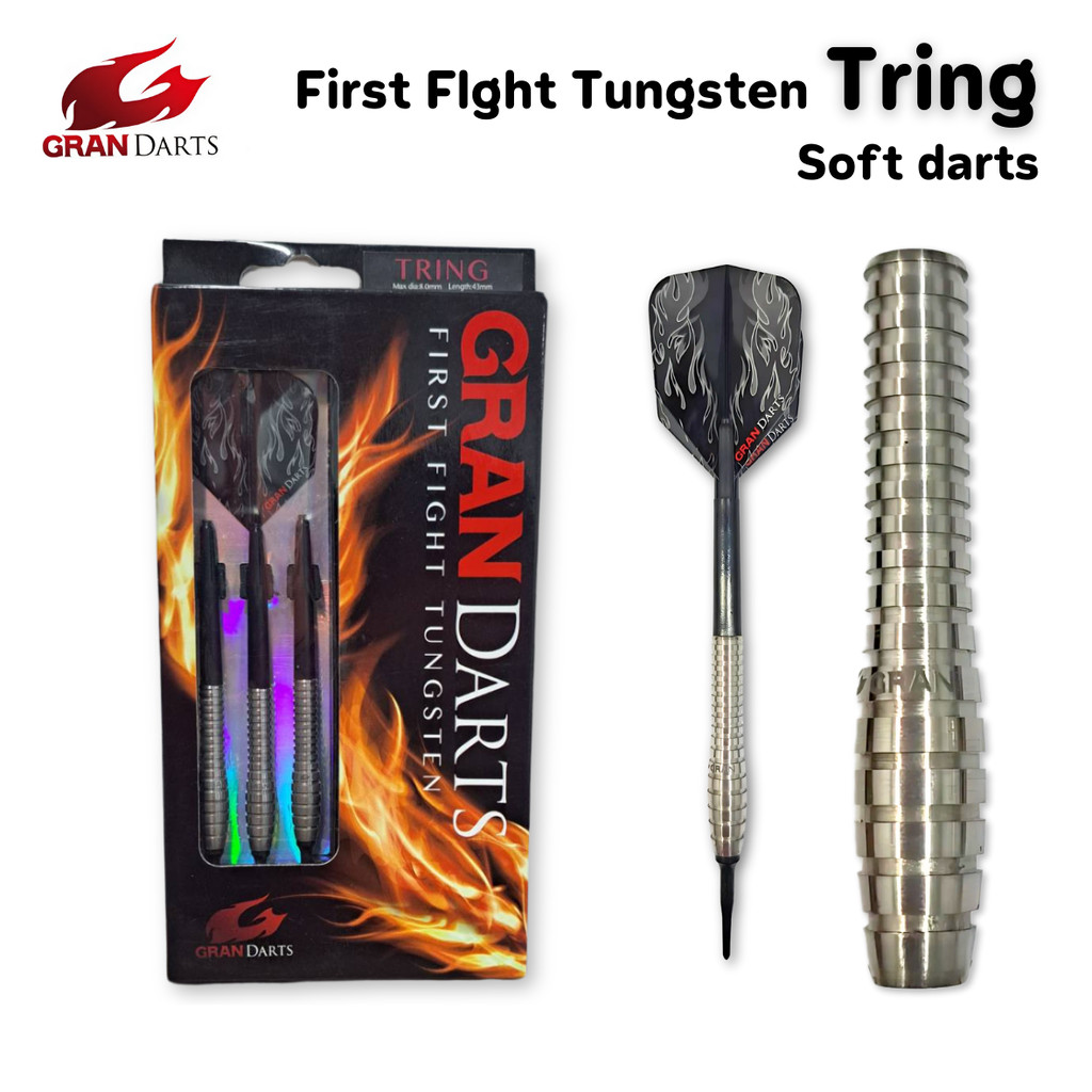 ลูกดอกปาเป้า Grandarts First Fight Tungsten Tring Soft Darts 17g