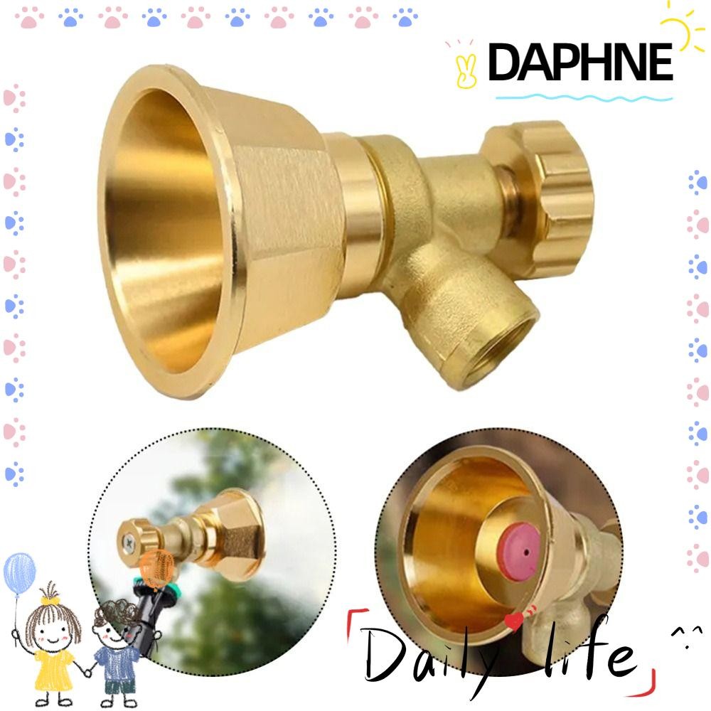 Daphne หัวฉีดเครื่องพ่นสารเคมียาฆ่าแมลงแรงดันสูงหัวฉีดละอองทองแดงแบบปรับได้อุปกรณ์ทําสวนรดน้ําการเกษตรสวนเครื่องพ่นสารเคมี
