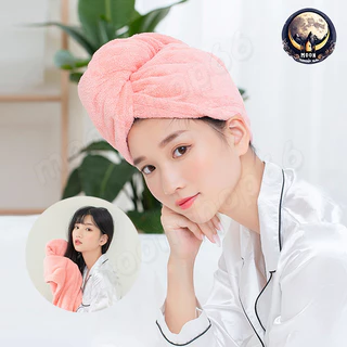 ผ้าคลุมผมแห้งไว การดูดซึมน้ำที่แข็งแกร่งผมแห้งง่าย ผ้าเช็ดผมนาโน หมวกคลุมผมแห้งเร็ว
