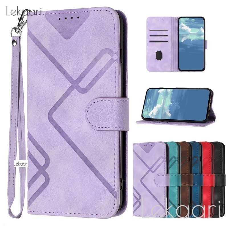 กระเป๋าสตางค์สําหรับ ZTE Blade A34 A32 A33s V70 Vita V60 สมาร์ท V50 V41 ออกแบบ 5G หนังกรณี Creative 