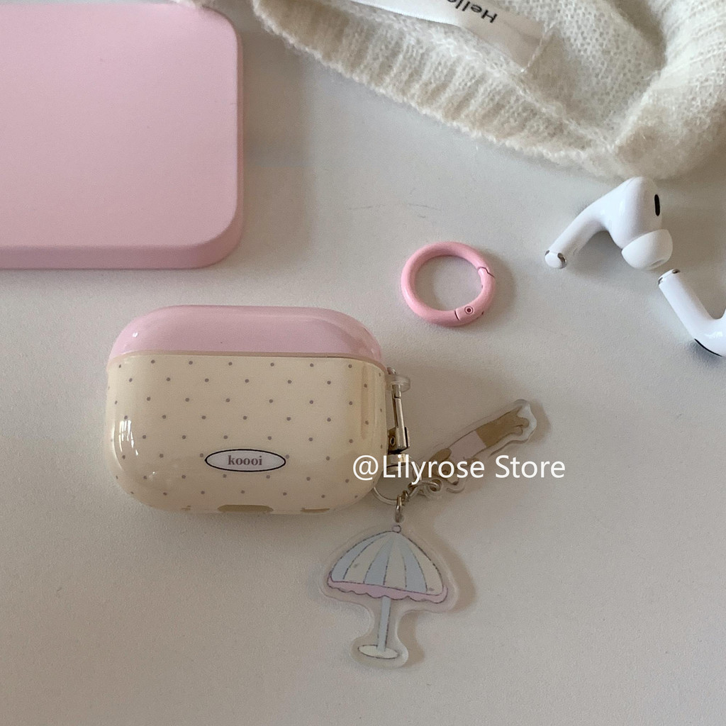 เคส IMD สําหรับ AirPods 4 [2024] AirPods Pro2 Pro 3 2 1 Y2K Girl Design สีชมพูการ์ตูนเกาหลี