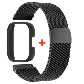 Case+StrapXiaomi Redmi Watch 5 Active Watchband Milanse Loop Strap Stainless Steel Redmi Watch 5 Lite สายรัดข้อมืออุปกรณ์เสริม