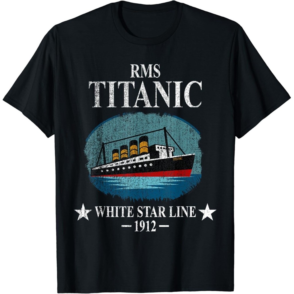 Rms Titanic White Star Line Cruise Ship 1912 เสื้อยืด Unisex
