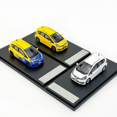 [ทํามือ] StreetWeapon SW 1: 64 Honda Jazz Fit 2 รุ่น GE8 RS รุ่นรถโลหะผสมรุ่นออกจากรุ่นพิมพ์
