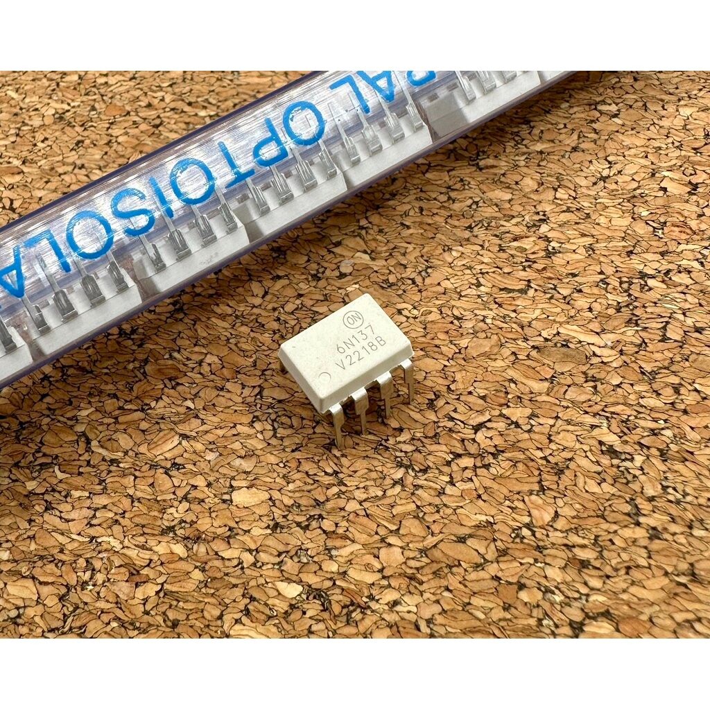 (1ตัว) [IC] 6N137 ONSEMI 10 MBit/s Logic Gate Optocouplers