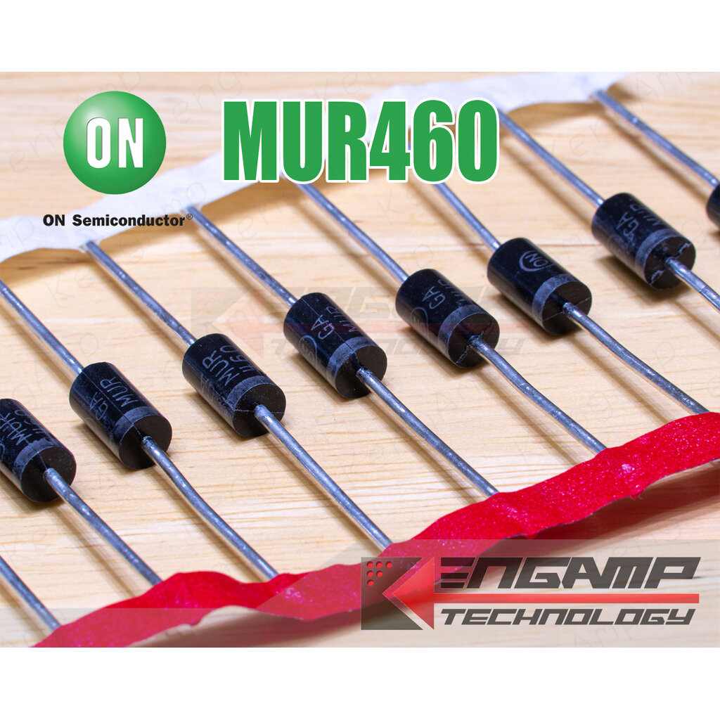 (10ตัว) MUR460 ON (งานจีน) UF-DIOD 4A 600V DO-201AD