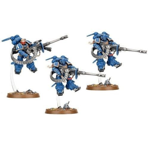[ขายร้อนในร้าน] คอลเลกชันทีม Warhammer 40K โมเดลเรซินชิ้นเดียวฟิล์มขาวไม่ทาสี โมเดล Terminator Company Hero Invasion CDDS