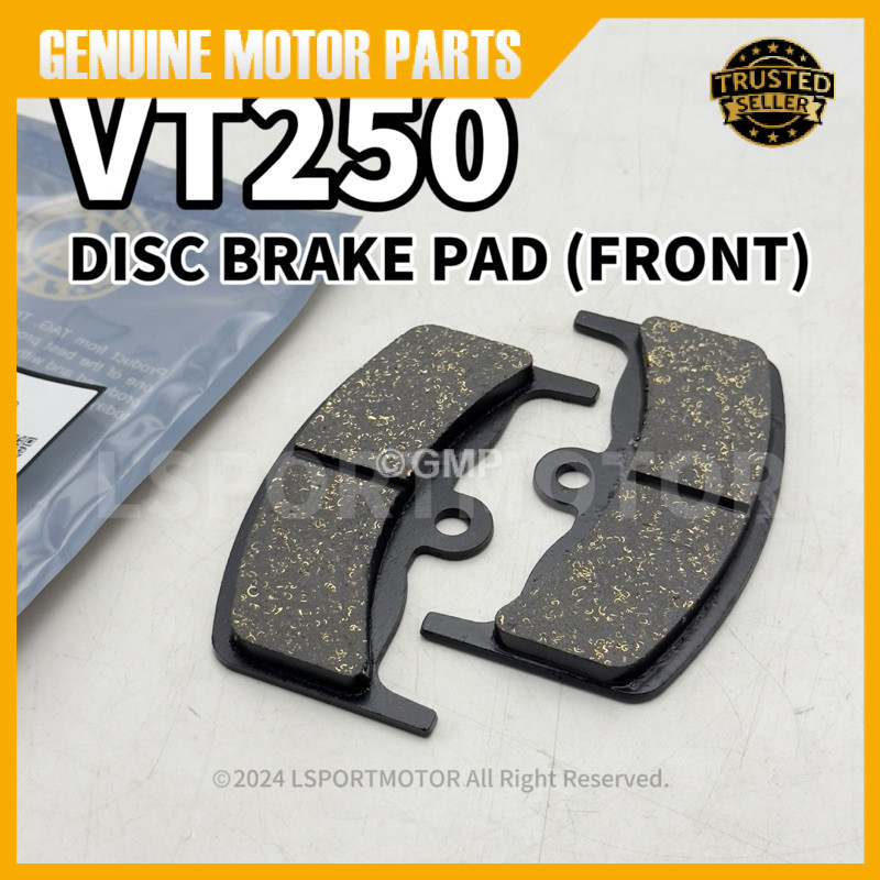 แผ่นยางรองเบรก SYM VT250 (หน้า) VT 250 BREK DEPAN