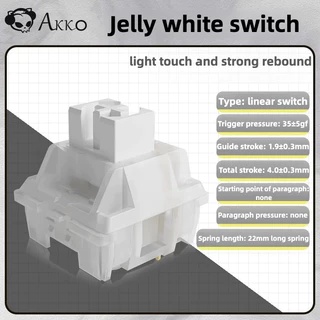 AKKO CS Series ที่กําหนดเองที่มีสีสันคีย์บอร์ดสวิทช์ Hot Swap Universal อุปกรณ์เสริม Cross ย่อหน้า Linear Touching Switch