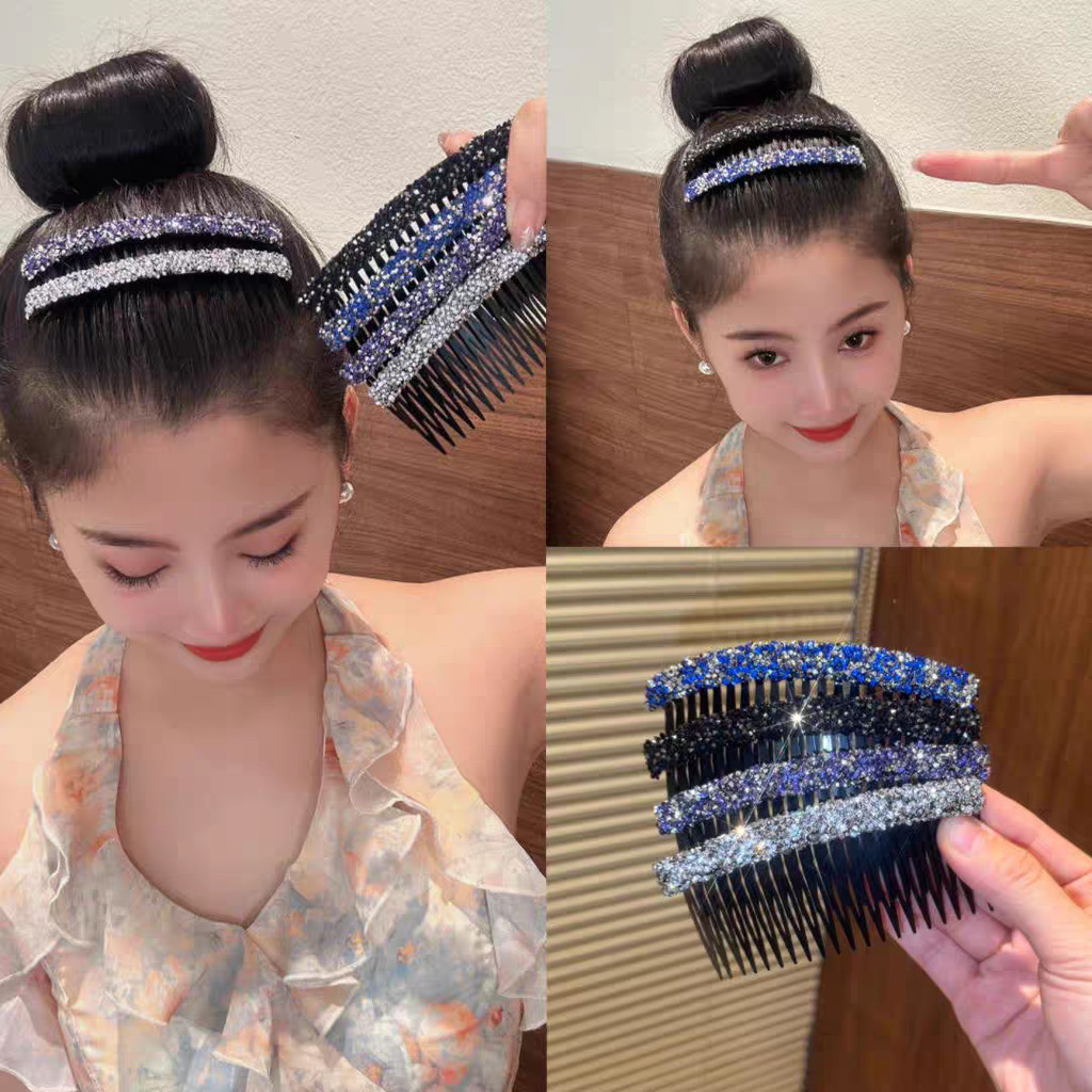 ชุดเดียวกิ๊บติดผมเกาหลี, ที่เก็บผมหัก, เลื่อมเพชรประกาย, เครื่องประดับผมหวีแทรกสําหรับผู้หญิง