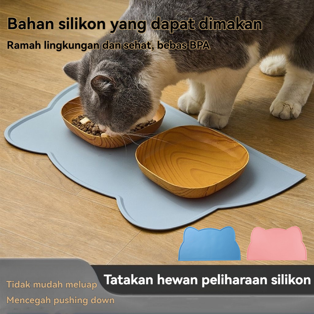 MATTAkan DOG อาหารแมว DOG CAT PLACE Food PLACE Mat Food SLIP สัตว์ PLACE Non Skid อาหารสุนัข PLACE W
