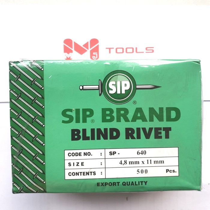 SIP Rivet Nails 640 (4.8 3, 11 มม.) - Rivet SIP 640 (4.8 ชิ้น 11 มม.)