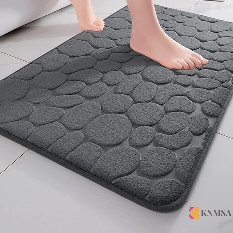 KNMSA] Home Cobblestone นูนประตูพรมพรมประตูห้องน้ํา Simple ลมดูดซับเสื่อเท้าห้องน้ําเสื่อกันลื่นพรมปูพื้น nsckn คอเต่าmh