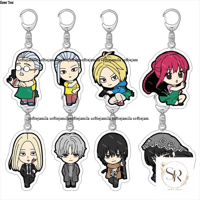 พวงกุญแจอนิเมะ sakamoto Days Shin asakura taro sakamoto อุปกรณ์เสริมของสะสม