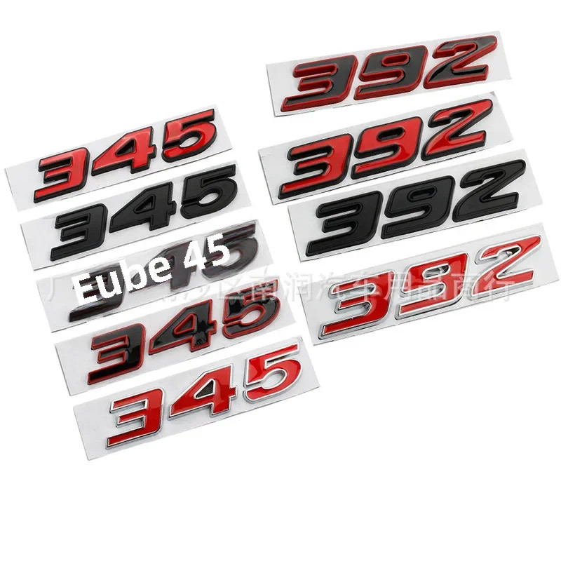 Unique Modification Badge For 345 Giup Dodi Hemi Cars 392 Wing Subboard Horsepower Car Sticker