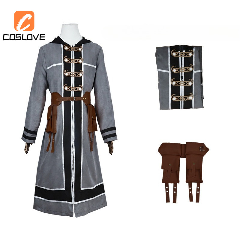 ชุดคอสเพลย์ Rudeus Greyrat จากอนิเมะ Jobless Reincarnation พร้อมเสื้อและเครื่องประดับสำหรับผู้ชาย